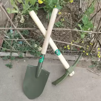 Army pick cross small axe military hoe outdoor pickaxe engineering soldier shovel shovel agricultural digging bamboo shoot artifact shovel pickaxe shovel