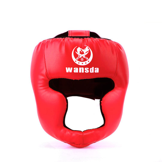 Authentic adult, child, and child face protection boxing helmet, Sanda helmet, monkey face fighting taekwondo head protection