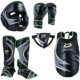 Full Set of Sanda Protective Gear for Adults and Children, Muay Thai Boxing Training Head Protection, Leg Protection, Chest Protection, Fighting Protective Gear Set