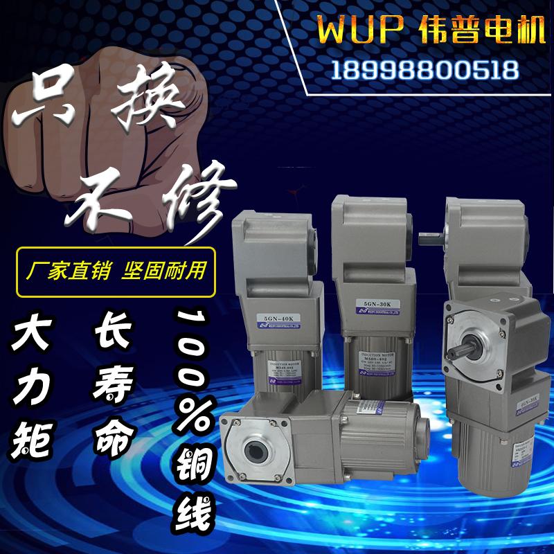Right Angle Deceleration Throttle Motor single-phase 220v AC variable-speed gear hollow medium solid 90-degree angle deceleration motor