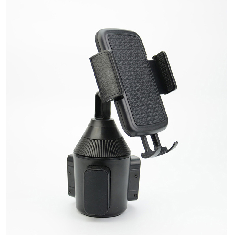 Car Phone Cup Holder Mount Suitable for iPhone 16 Ring-Shaped Magnetic Short Fixed Navigation Support Clip Base