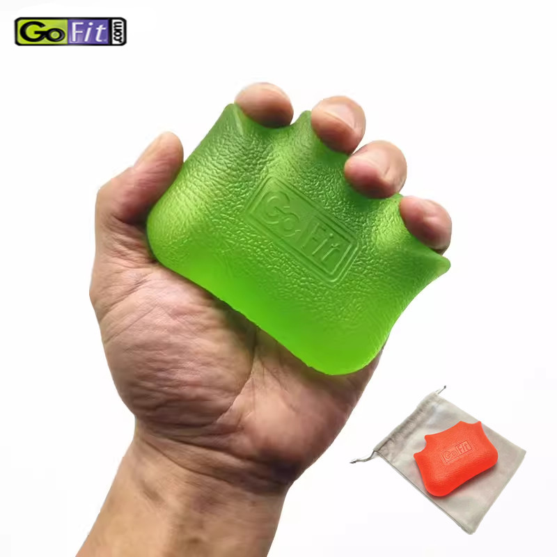 American Gofit Gel Grip Strengthener for Finger and Arm Muscle Training, Stroke Grip Ball Rehabilitation Training Equipment
