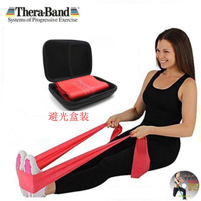 American Cylele Thera-Band latex elastic band slimming pull with recovery training with yoga exercise women