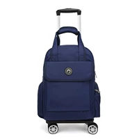 Синий самолет на колесиках, чемодан, 18 дюймов