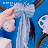 Беговел, шлем, декор, велосипед, повязка на голову, лента, лыжный аксессуар, шапка, ручка ручной работы, делается под заказ