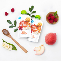 Small skin puree European original imported baby fruit puree suction music supplementary food baby children without adding bags