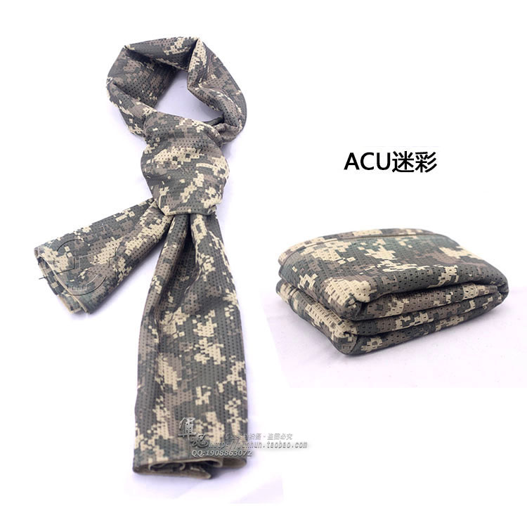 Đặc biệt ngụy trang khăn ACU ngoài trời bib cp rừng ngụy trang khăn cưỡi người đàn ông mui xe mũ 	khăn phượt đa năng