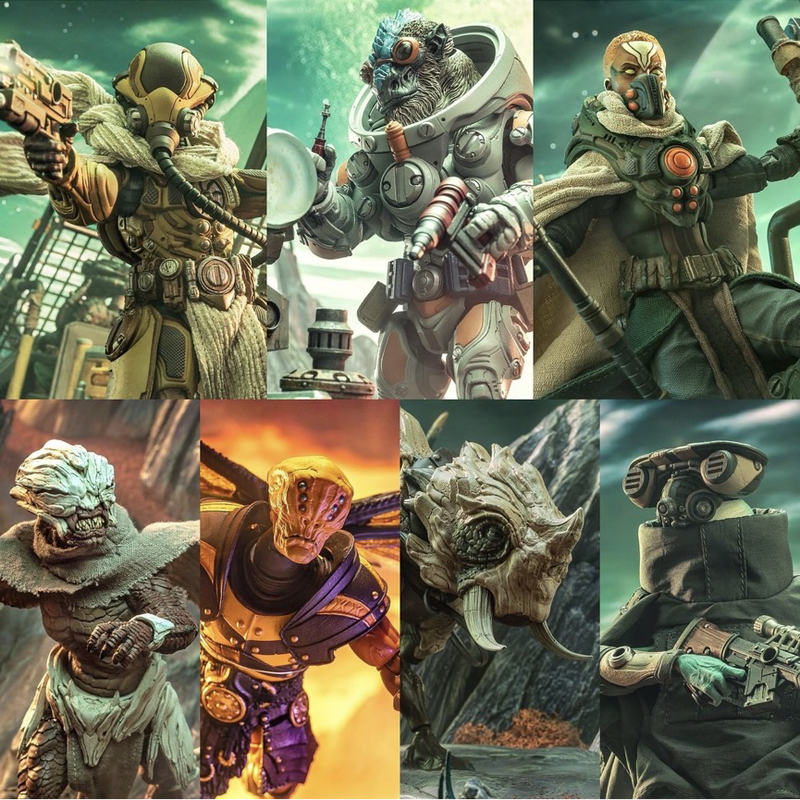 In Stock Four Horsemen Universe Corps Wave 5 Deluxe Wanderer Big Ape Etc. 1/12 Action Figure