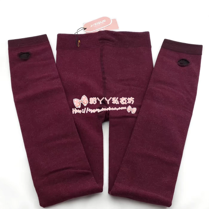 Authentic vàng magpie 7126 mơ bông tuyết sáng nhung một cộng với quần nhung siêu mềm chân mỏng bước chân quần tất đẹp
