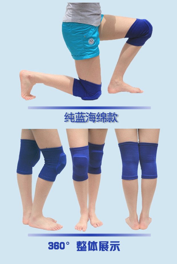Bóng đá trẻ em Kneepads Khiêu vũ thể thao Kneepads Nhảy múa quỳ xuống Miếng bọt biển dày nam giới băng đầu gối tập gym