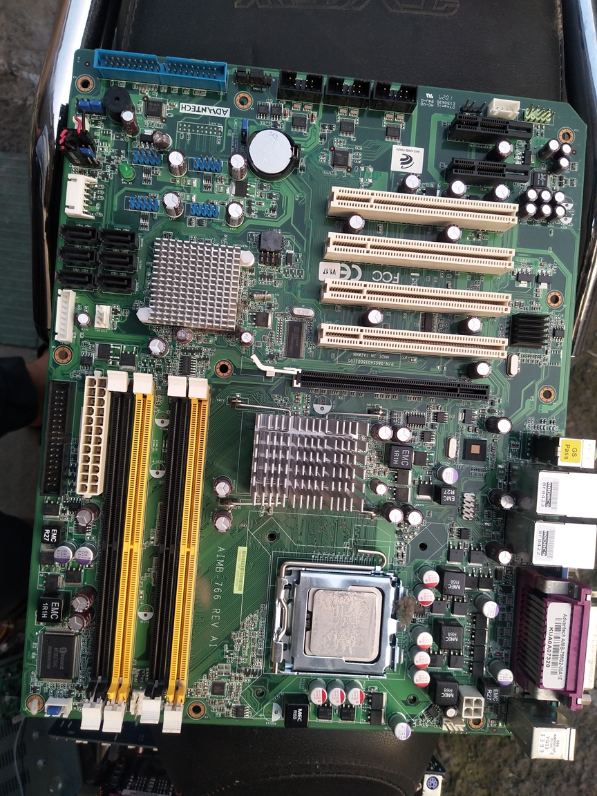 Advantech AIMB-766 REV A1 AIMB-766G2 dual network card device board industrial control industrial motherboard