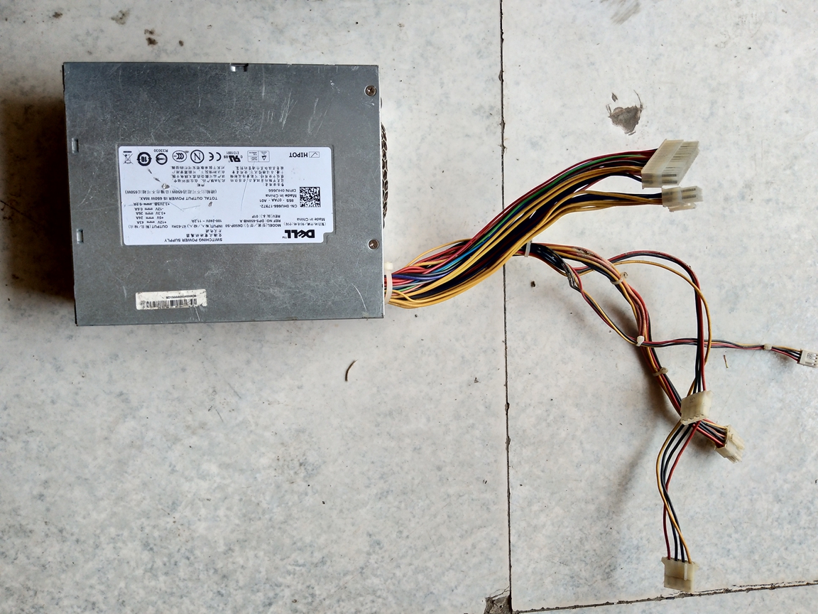 Originally installed DELL T605 server workstation power supply D650P-S0 DPS-650NB A 0HU666