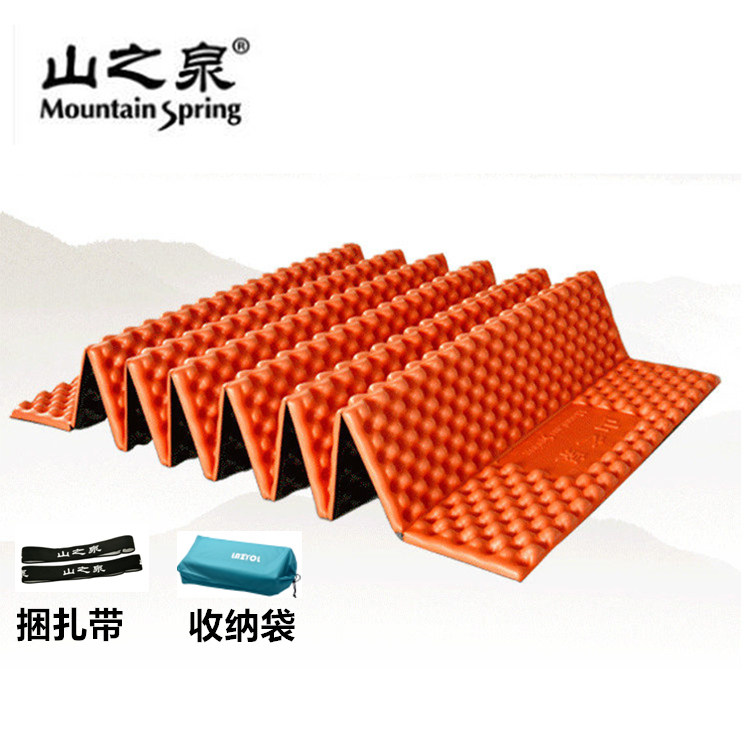 Mountain Spring egg trough egg nest mat Foam moisture proof mat Outdoor single person widened thickened folding camping tent nap mat