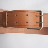 Кожаный ремень ручной работы, утягивающий пояс на талию подходит для мужчин и женщин, воловья кожа, из натуральной кожи