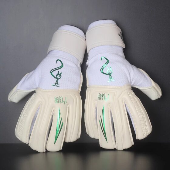Super League Longstar Wg2 Best-Selling Metallic Color Interseam Wear-Resistant Non-Slip Breathable Football Goalkeeper Gloves