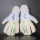 Super League Longstar Wg2 Best-Selling Metallic Color Interseam Wear-Resistant Non-Slip Breathable Football Goalkeeper Gloves
