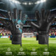 Halo Goalkeeper Gloves for Adults and Children, Removable Finger Guards, Grass-Resistant, Latex Football Goalkeeper Training Gloves