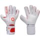 Halo Goalkeeper Gloves for Adults and Children, Removable Finger Guards, Grass-Resistant, Latex Football Goalkeeper Training Gloves