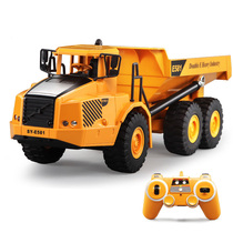 Remote control dump truck charging articulated transporter Toy Engineering Car Simulation truck Big truck dump truck for boys