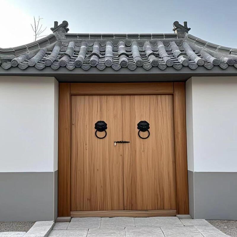 Solid Wood Door, Antique-Style Wooden Door, Hotel and Guesthouse Wooden Door, Rural Courtyard Door, Old-Fashioned Door, Ancient Building Gatehouse Solid Wood Door, Antique-Style Wooden Door, Hotel and Guesthouse Wooden Door, Rural Courtyard Door, Old-Fashioned Door, Ancient Building Gatehouse