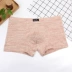 Quần lót nam Boxer Kapf Modal Cotton Mid-Eo Thanh niên Stretch Stretch Màu cotton thoáng khí Quần bốn dây nam quần lót nữ sinh Giữa eo