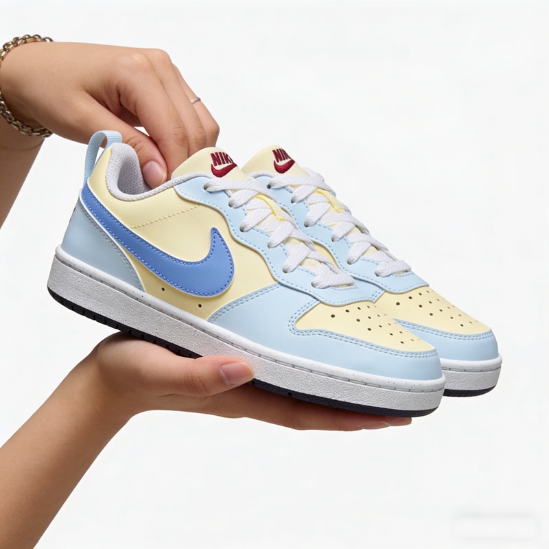 Nike Court Borough Low Men's and Women's Low-Top Casual Sneakers Dv5456-131