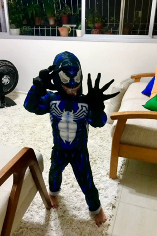 Trẻ em anh hùng trang phục Avengers cosplay Người Nhện Nọc độc thương mại nước ngoài trang phục Halloween