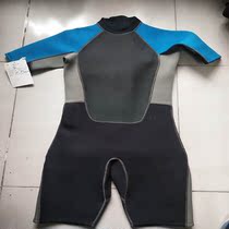 Surfing suit jumpsuit short-sleeved shorts warm and cold-proof durable free diving snorkeling motorboat sailing swimming