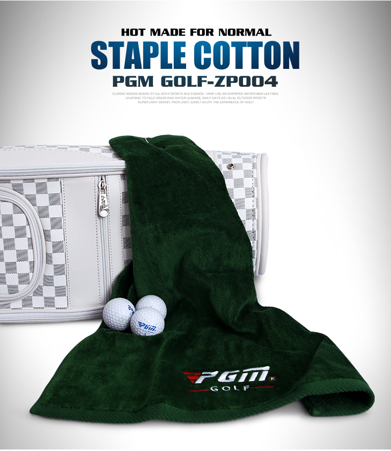 Khăn bông PGM khăn golf chính hãng nhiều màu bộ gậy đánh golf nữ