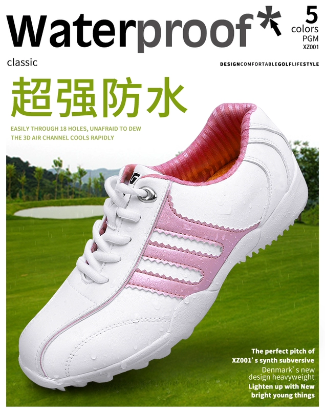 109 nhân dân tệ! PGM giày golf của phụ nữ Golf giày không thấm nước thời trang sneakers