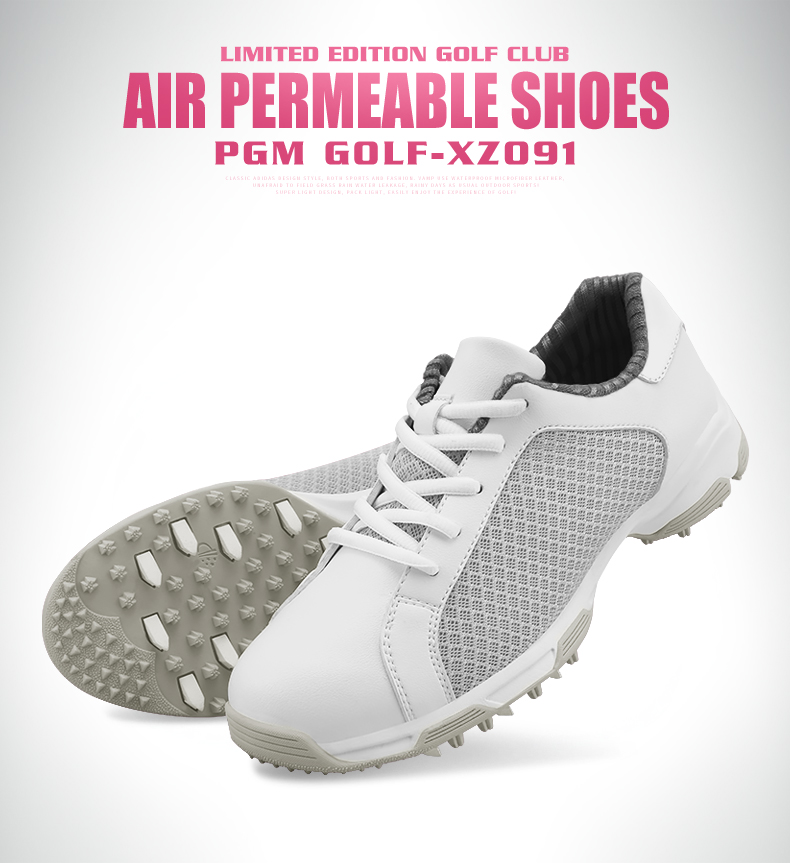 New PGM giày golf thoáng khí ladies bằng sáng chế giày chống trượt giày thoáng khí đôi giày mùa hè 	túi đựng gậy golf nam