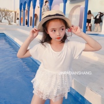 Childrens swimsuit girl 2022 New Yangqi Boys cute dress swimsuit swimsuit baby baby princess