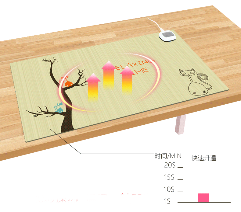 Coussin chauffant USB luxueux - Ref 426824 Image 4