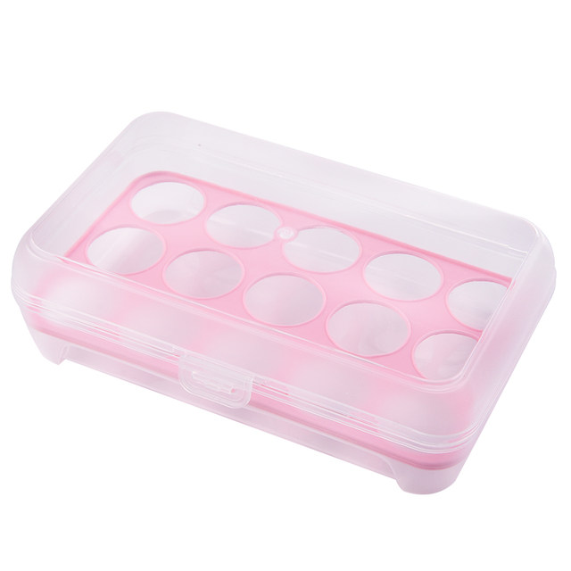 Egg box kitchen food preservation storage box egg rack holder egg artifact dumpling box refrigerator storage box