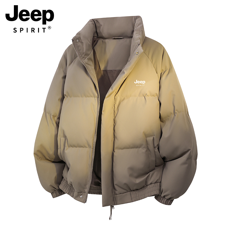 Jeep down Cotton Jacket for Men and Women, Winter 2026 New Thickened Warm Cotton Coat, Winter Clothing with Stand Collar, Men's Cotton Jacket Jeep down Cotton Jacket for Men and Women, Winter 2026 New Thickened Warm Cotton Coat, Winter Clothing with Stand Collar, Men's Cotton Jacket