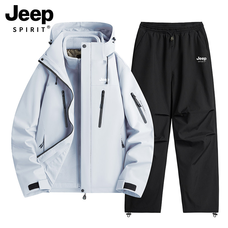 Женский костюм-куртка JEEP SPIRIT, новинка 2025 года, весенне-осенняя спортивная одежда для альпинизма на открытом воздухе 