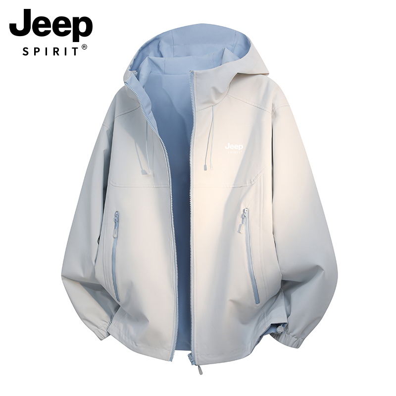 Jeep Stylish Women's Jacket 2026 Early Spring New Style Petite Windproof Outdoor Sports Loose Jacket