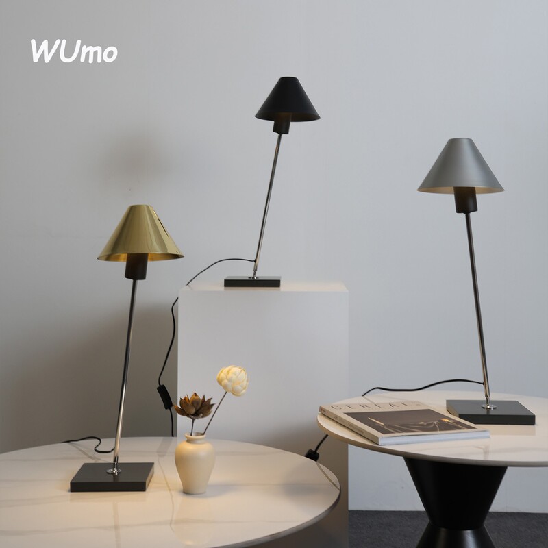 Table Lamp, Bedroom Bedside Work Lamp, Cole Light Luxury, Simple, Modern, High-End Atmosphere Lighting, Adjustable Angle Table Lamp, Bedroom Bedside Work Lamp, Cole Light Luxury, Simple, Modern, High-End Atmosphere Lighting, Adjustable Angle