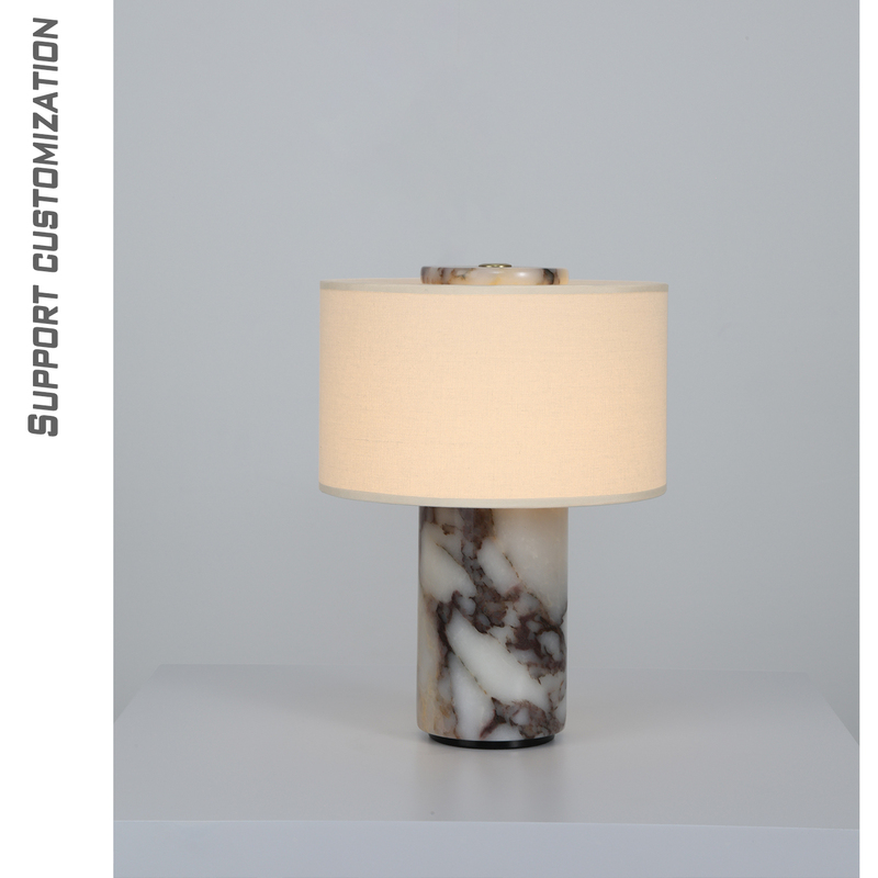 Aurum Portable Bulgari Luxury Stone Rechargeable Table Lamp for Bedroom, Study, Hotel Bar, Bedside, Dining Table, Desk