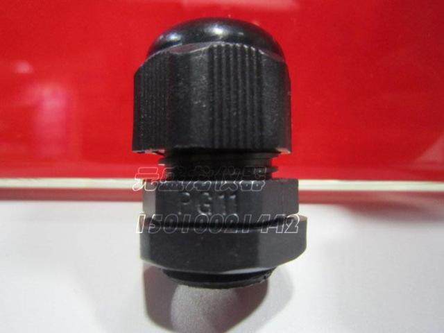 PG11 M18*1 5 Cable Connector Nylon Waterproof Connector Plastic Waterproof Fixed Head Connector