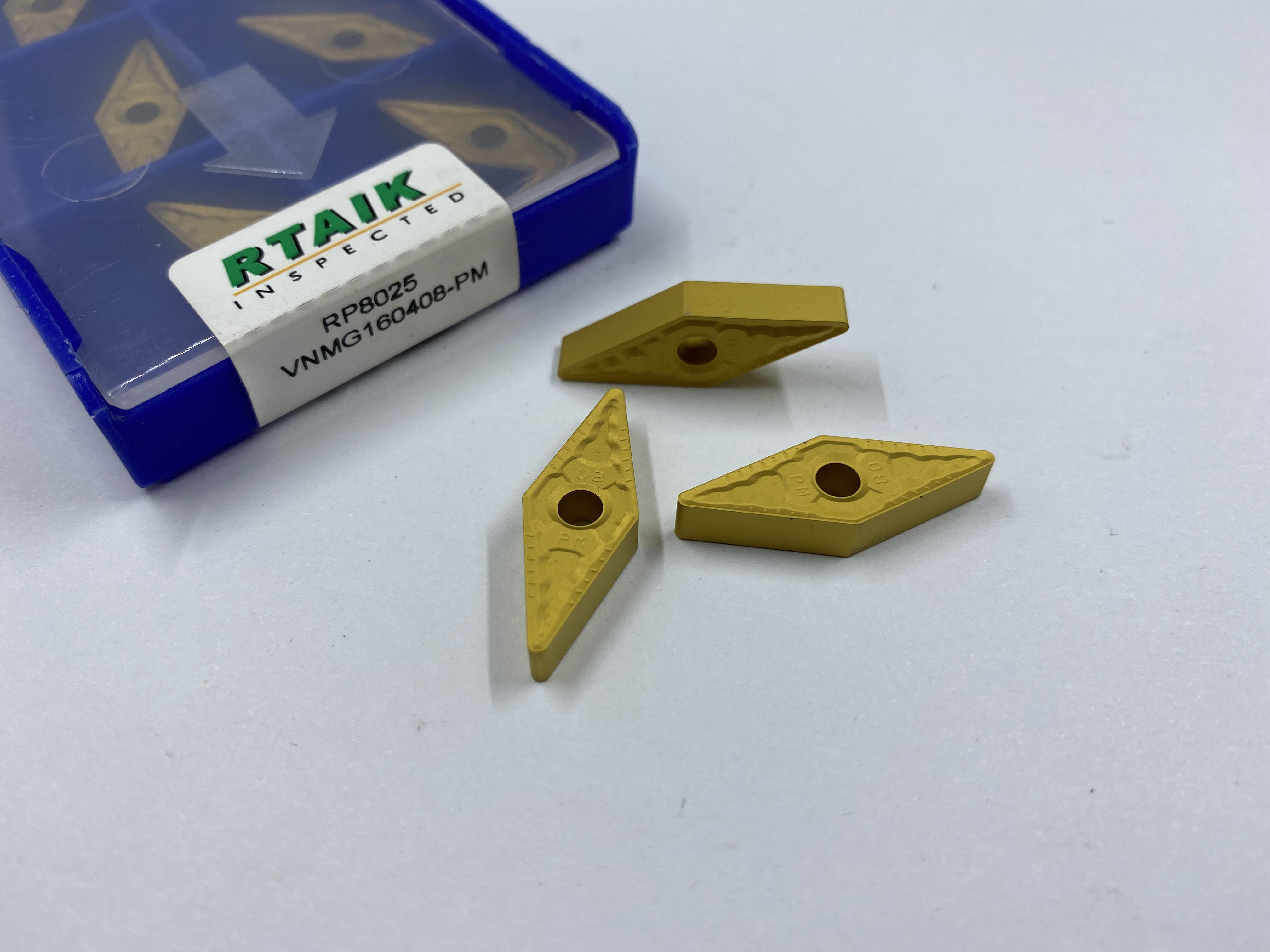 RTAIK CNC Blade VNMG160408-PM RPM TM QM Steel Parts Cylindrical Turning Knife Particle Lathe Blade