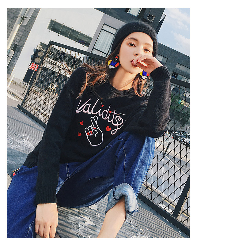 Quần jean nữ 2019 Xuân mới Hàn Quốc Quần cạp cao Quần rộng Quần dài Học sinh Quần thẳng Nữ dài - Quần jean quần baggy jean nữ