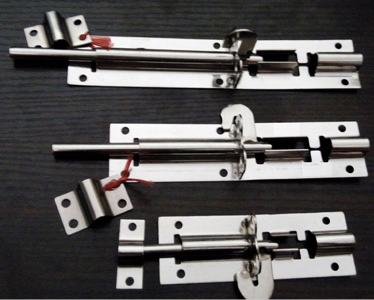 Stainless Steel Bolt Door Buckle Security Door Bolt lock Lock Makeup Room Wooden Door Insert Doorway Pin Theft Bolt