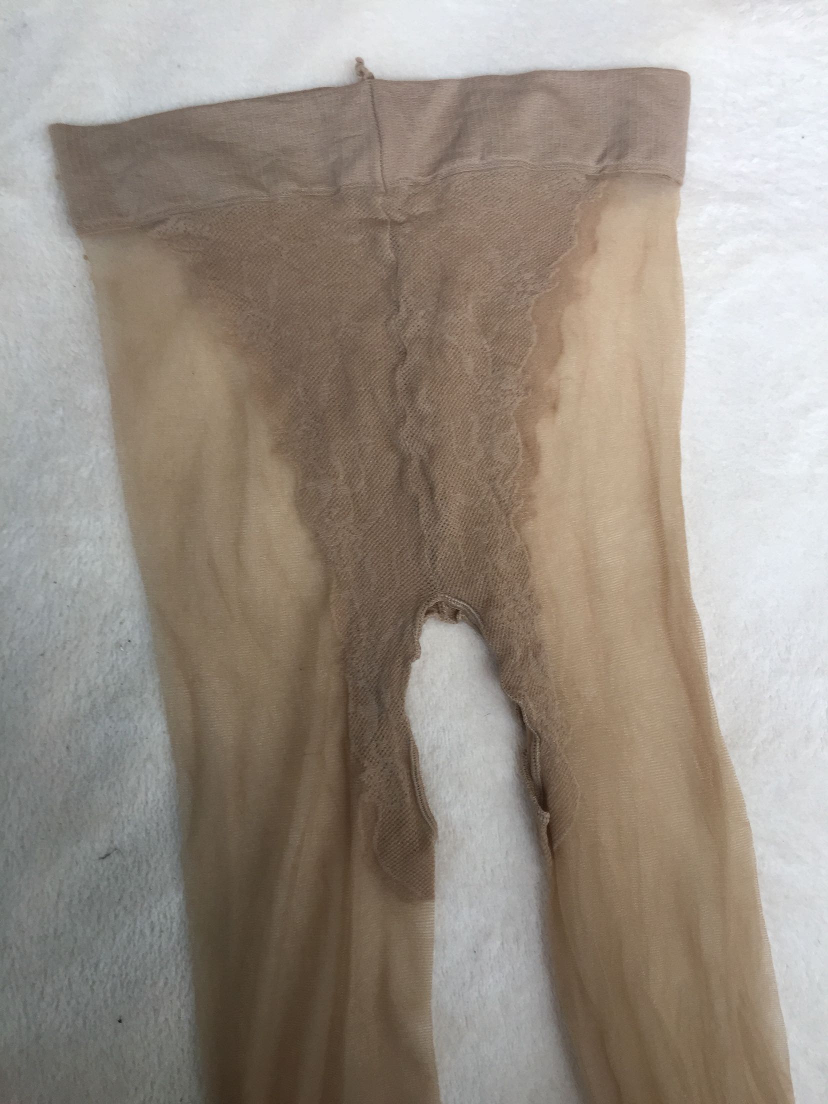 3D Butterfly crotch socks packet core wire ultra thin bikini gear free of pantyhose transparent socks