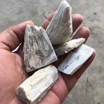 Teaching geological specimen crystal rock and strange stone research natural high-purity wollastonite raw ore gravel 100 grams