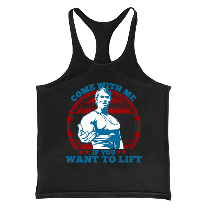 Cross Border 2020 Summer Men's Vest Schwarzenegger Fitness Bodybuilding Camisole