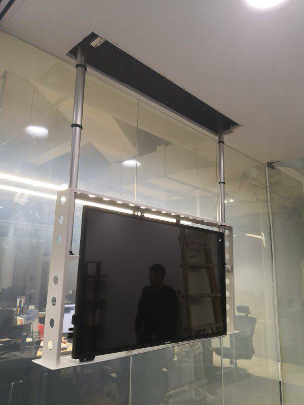 Ceiling Large LCD Screen TV Electric Bamboo Hanger Intelligent Thickening Bracket Customized Product Hidden