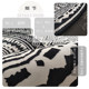 American Retro Round Carpet, Light Luxury Bedroom, Living Room, Moroccan Office, Rocking Chair, Computer Carpet, Floor Mat