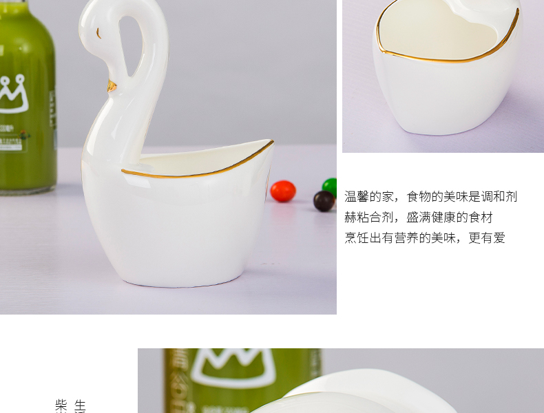 Jingdezhen kitchen shelf ipads China up phnom penh chopsticks chopsticks box ceramics cutlery receive basket swan