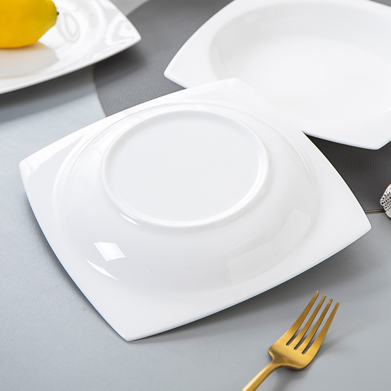 Jingdezhen ipads China and western food and tableware Japanese - style square plate cake plate are rectangular plates plate ceramic 0